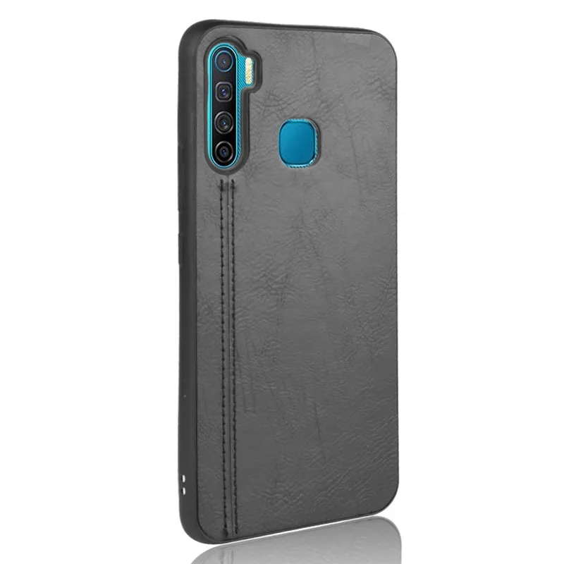 Для Infinix S5 X652 чехол силиконовый мягкий телячья кожа линии из искусственной кожи