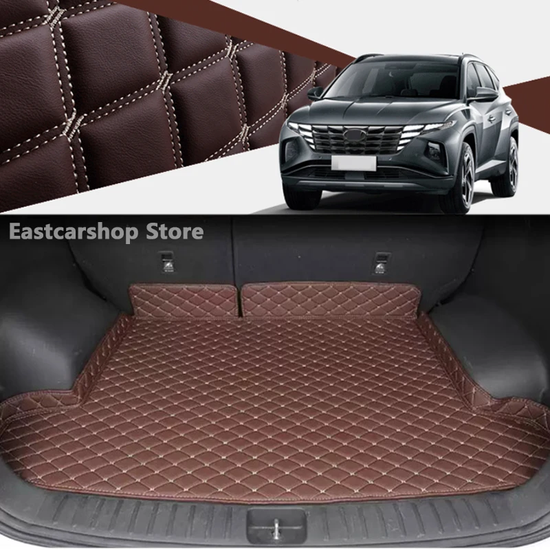 For Hyundai Tucson NX4 2021 2022 Car Cargo Liner Boot Protection Frame Anti-Kick Pad Carpet Interior Decorative Accessories