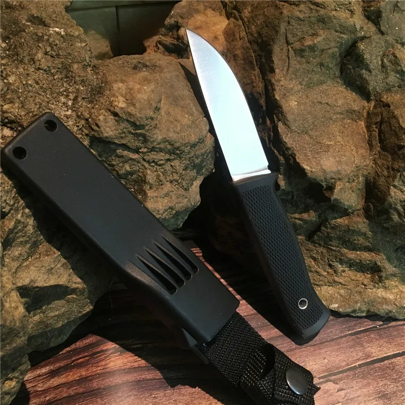 F1 Нож с фиксированным лезвием ножнами для рыбалки на открытом воздухе кемпинга
