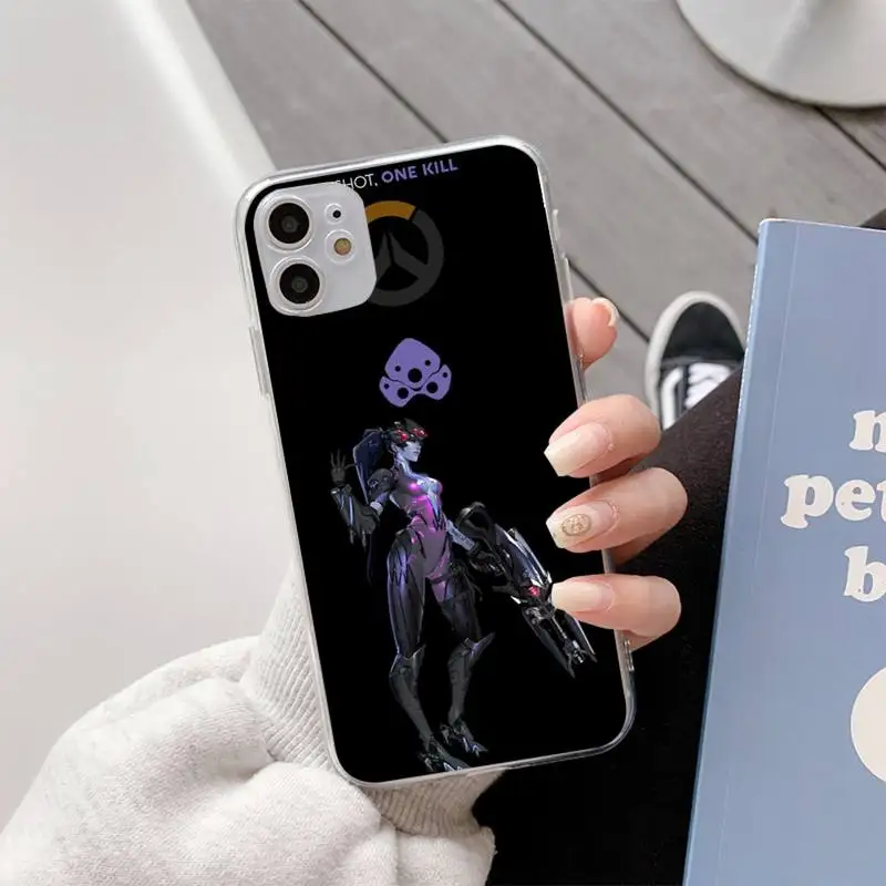 

Overwatch Game Phone Case For Iphone11 12 Pro Max SE 2020 6s 7 8 Plus X Xs Max Xr Transparent Soft Silicone Cover