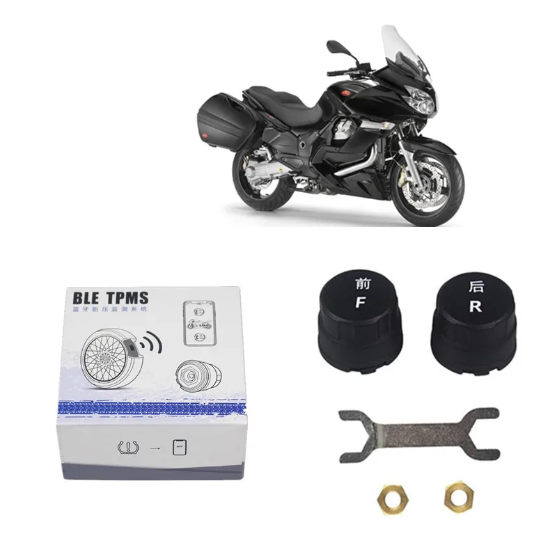 MOTO CAR TPMS Top Quality Motorcycle Bluetooth 4.0 or Monitoring 2 External Sensors For IOS / Android Convenience motocare | Автомобили и