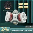 Респиратор, противогаз, Полузащита лица, химические пылезащитные фильтры, органический пар PM2.5, защита от дыхания, Рабочая маска для лица