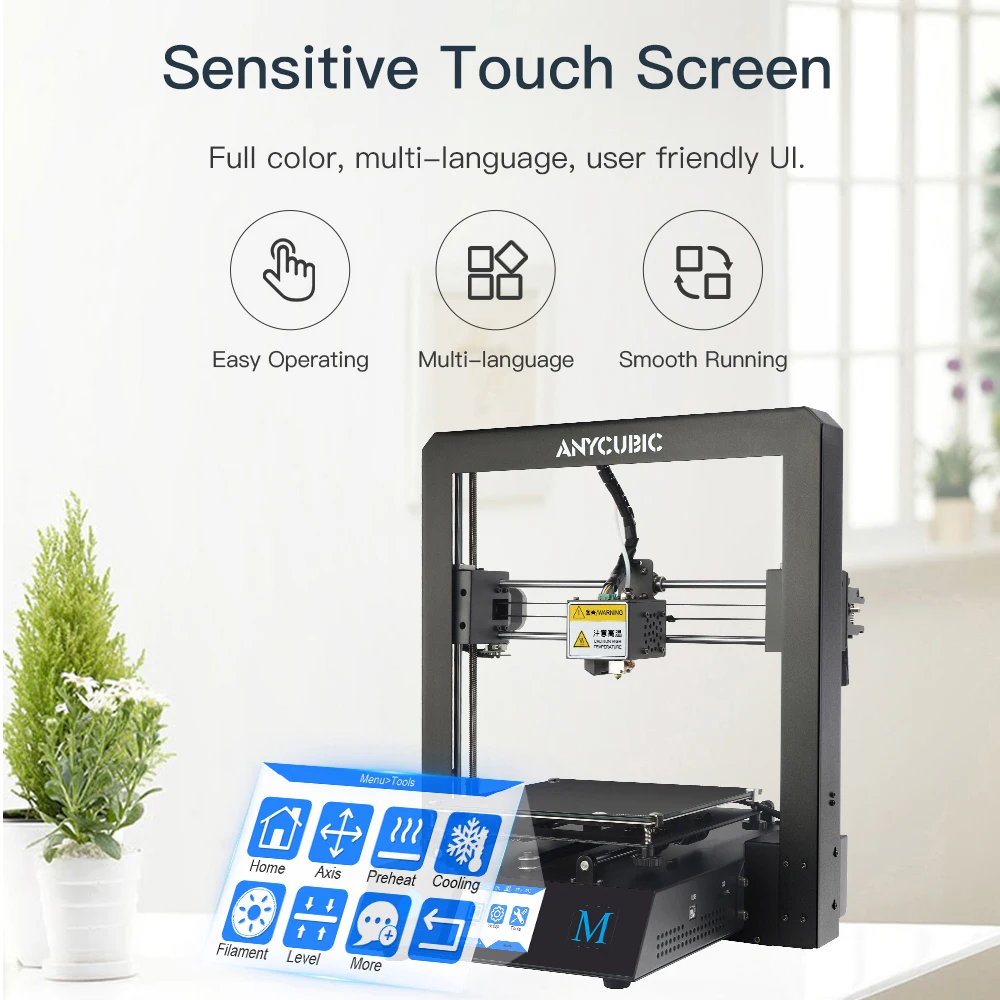 ANYCUBIC I3 Мега сенсорный экран 3D принтер полностью металлический Impresora TFT высокая