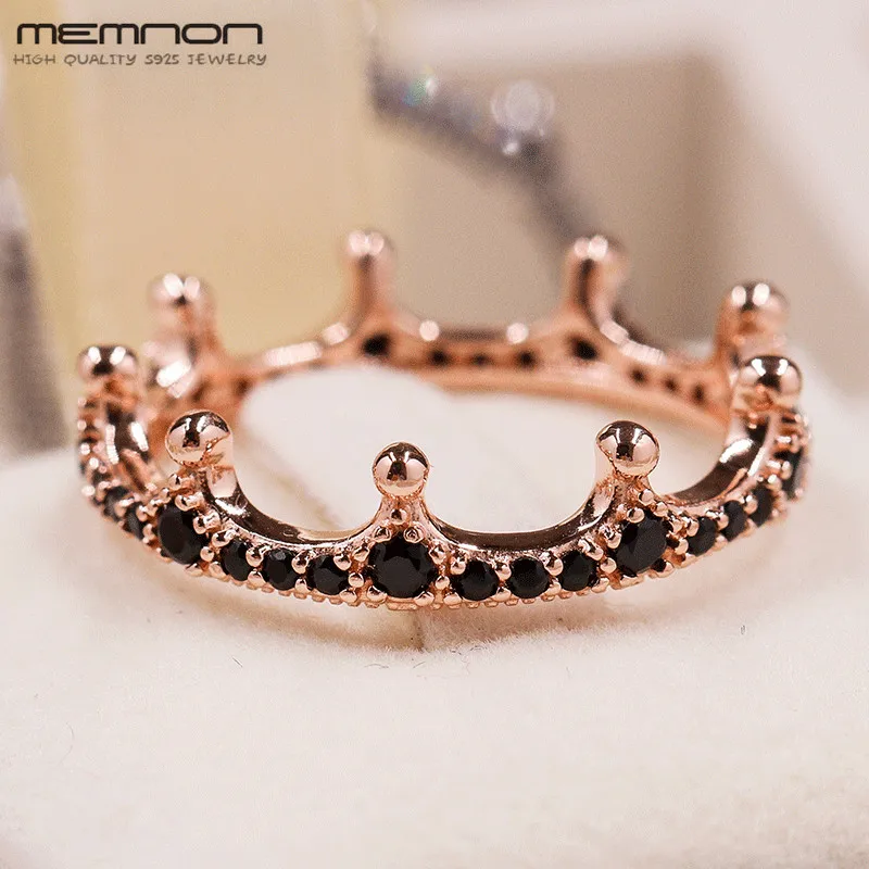Новинка 2018 серебряные кольца Memnon 100% кольцо с зачарованной короной блестящие