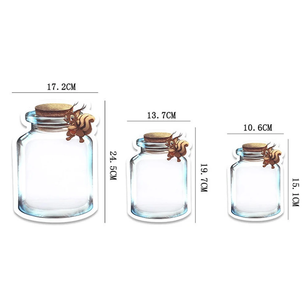 

10pcs Reusable Jar Bottles Bags Nuts Candy Bag Waterproof Zip Bags
