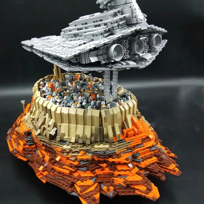 Форма король MOC суперразрушитель Круизный корабль Империя над джедхаем