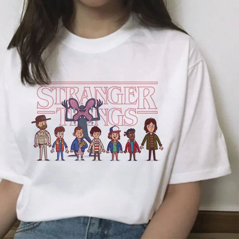Женская футболка в стиле хип хоп stranger things 3 Eleven Готическая уличная одежда 90s kawaii