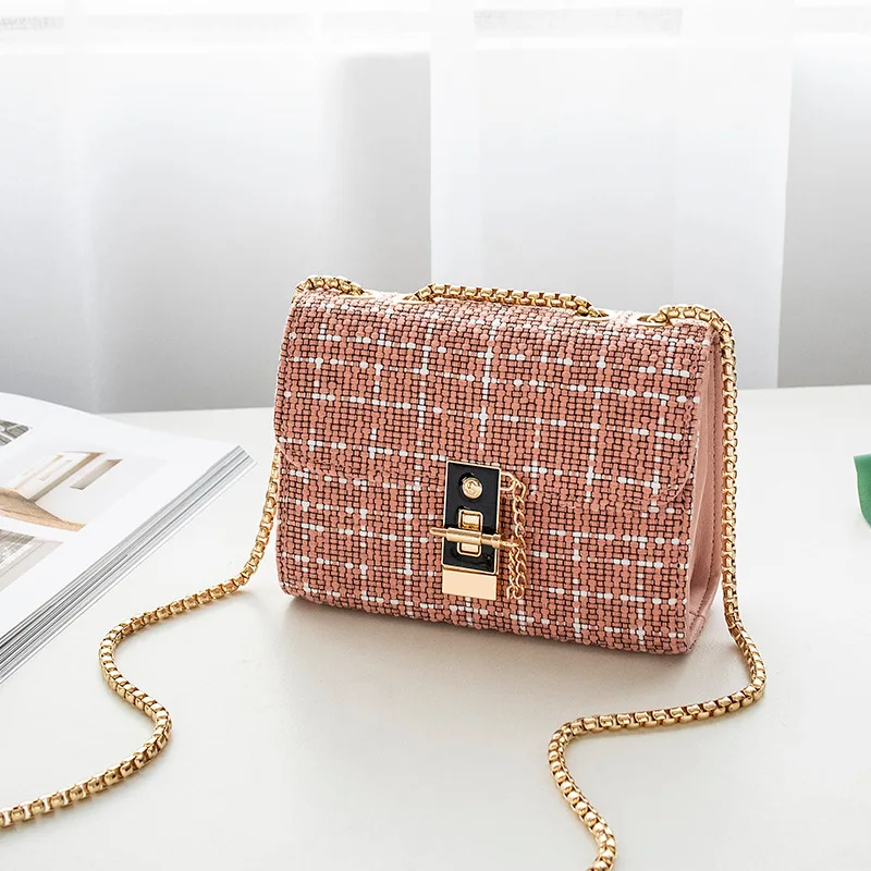 

New Street Fashion Women's Bag Cute Portable Slung Shoulder Small Square Bag