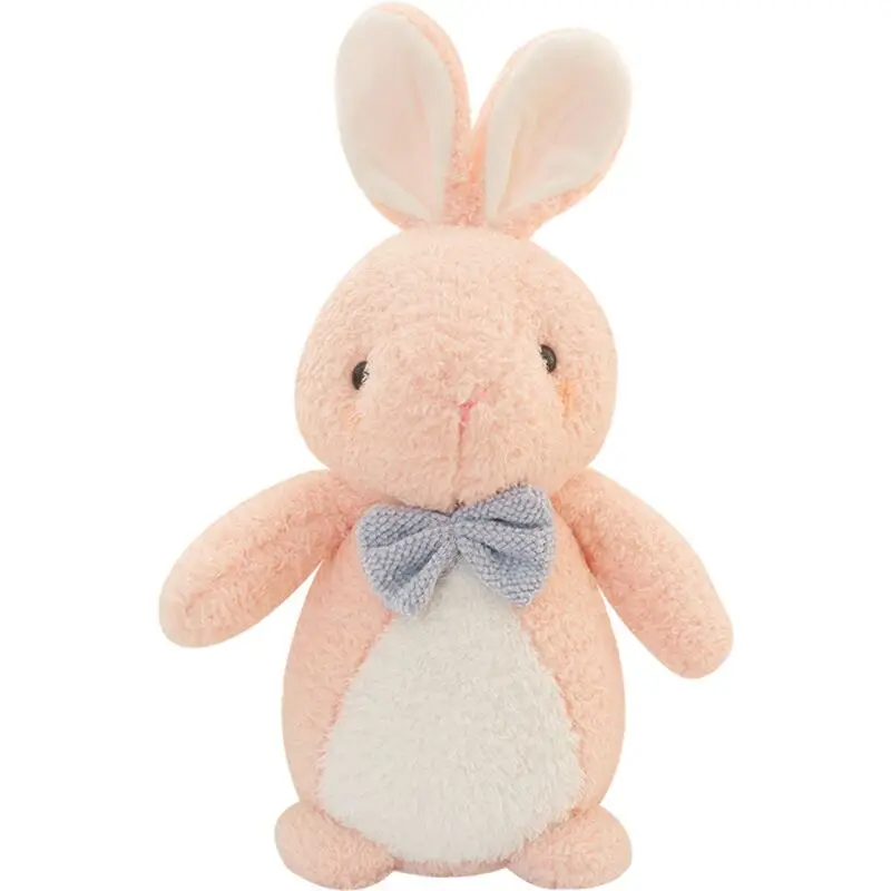 

30cm Cute Soft Plush Toys Lovely White Pink Rabbit Stuffed Office Nap Bed Sleep Pillow Gift Home Decor Doll For Kid Christmas
