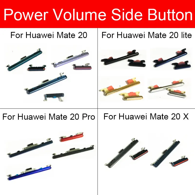 Кнопка питания и громкости гибкий ленточный кабель для Huawei Mate 20 Lite Pro X вверх вниз