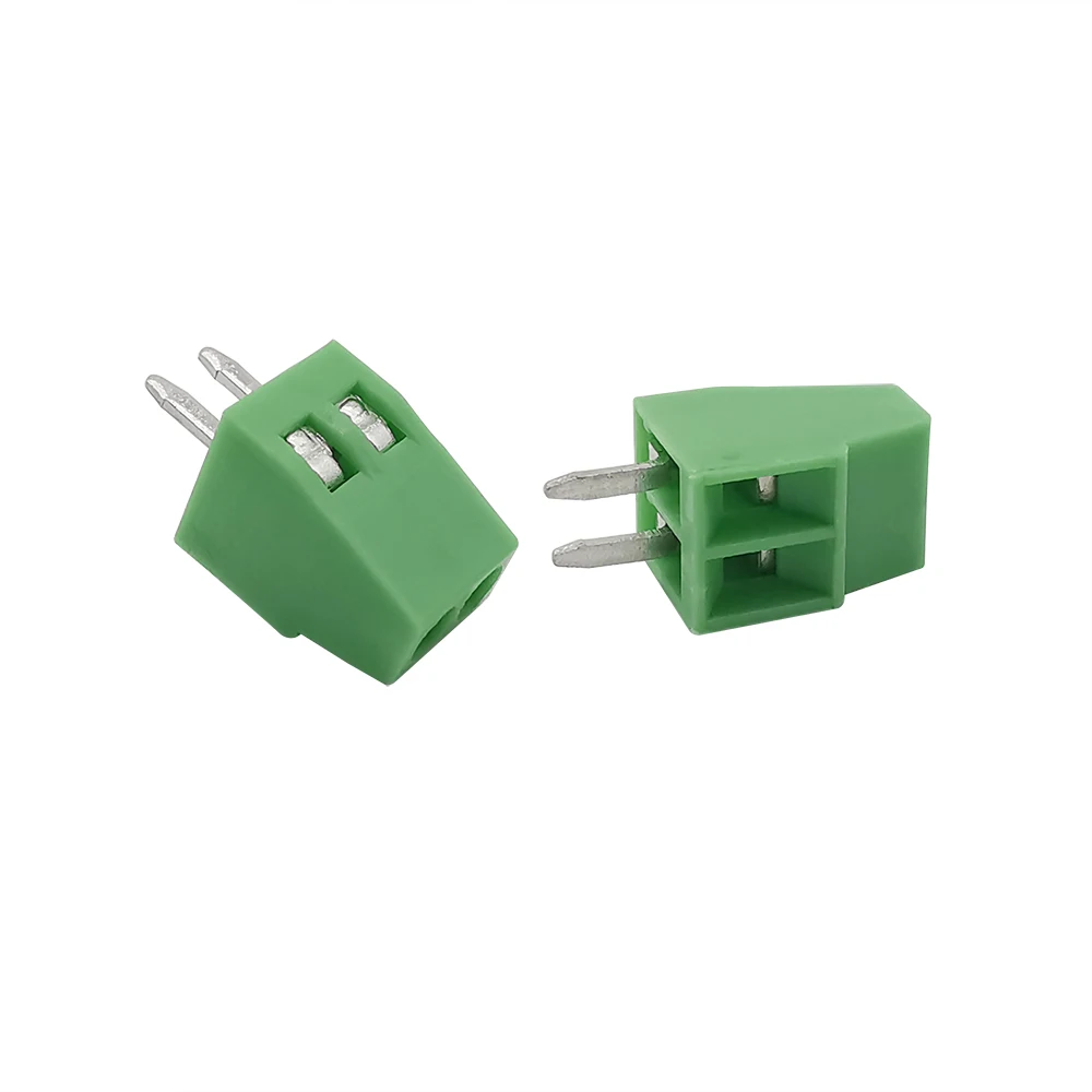 10 шт. шаг 2 54 мм/0 1 дюйма 2Pin PCB винтовые клеммные колодки разъем KF128-2.54-2P разъемы для