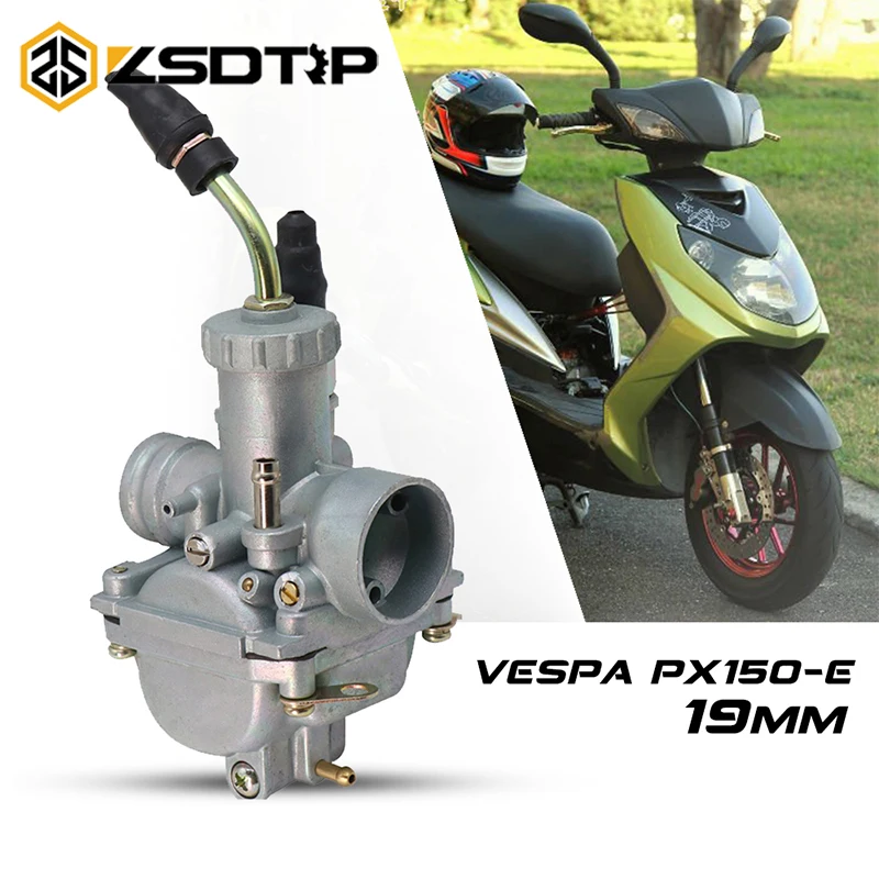 ZSDTRP карбюратор для мотоцикла Vespa PX150 E мотора квадроцикла велосипеда Mikuni VM VM16 19 мм