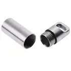 Водонепроницаемая бутылка для капсул, мини-контейнер, коробка для таблеток для выживания EDC из нержавеющей стали, емкость для бутылок для таблеток, чехол для путешествий