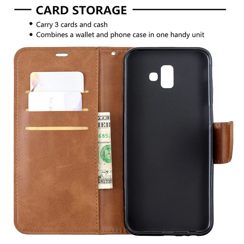 Кожаный чехол-Бумажник Флип-кейс для Fundas huawei Y9 Y7 Y5 Y6 Prime Coque черный чехол для Honor 9x 7a 7c 7X 8A 8C X 8S 6C Капа
