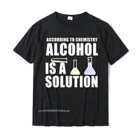 funny chemistry nerd science alcohol solution t shirt cotton tops tees for men casual t shirts print rife