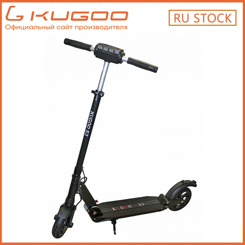 Российский склад/KUGOO S3 складной электрический скутер 350 Вт мотор 8 дюймов шина e