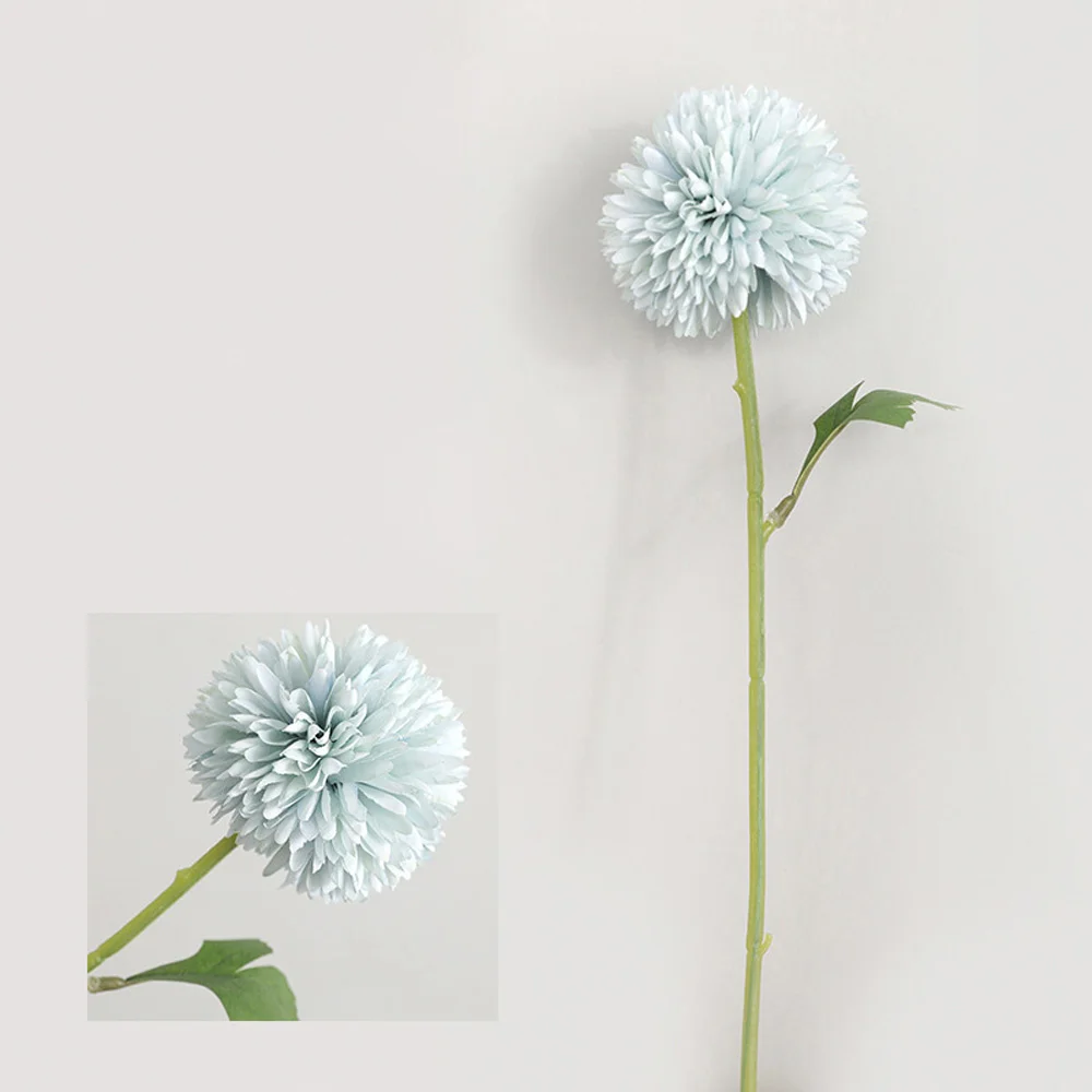 1х искусственный цветок шар Хризантема имитация шелковые цветы для дома вечерние