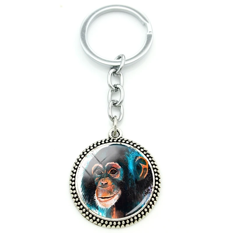 TAFREE модная трендовая подвеска Gorilla круглые ювелирные изделия стеклянный