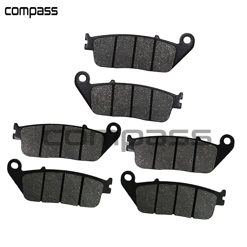 Мотоциклетные передние и задние тормозные колодки для HONDA GL 1500 Valkyrie 1997-1999 Tourer 2000