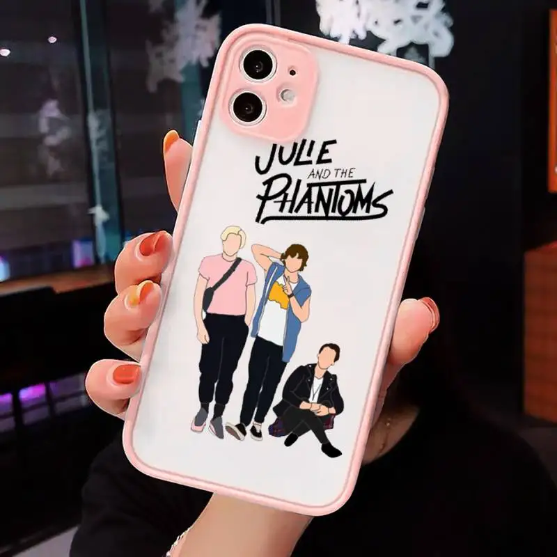 

American TV Julie and the Phantoms Phone Case Matte Transparent for iPhone 7 8 11 12 s mini pro X XS XR MAX Plus cover funda