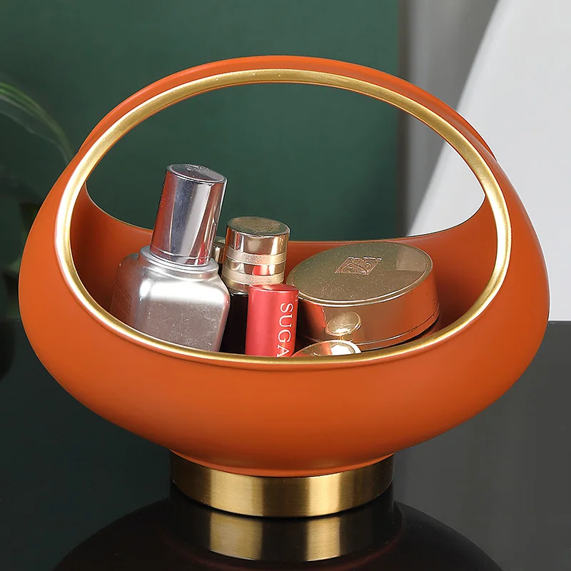 

Creative Decoration Living Room Desktop Decoration Home Desktop Cosmetic Box Entrance Key Coffee Table Light Luxury Storage Box