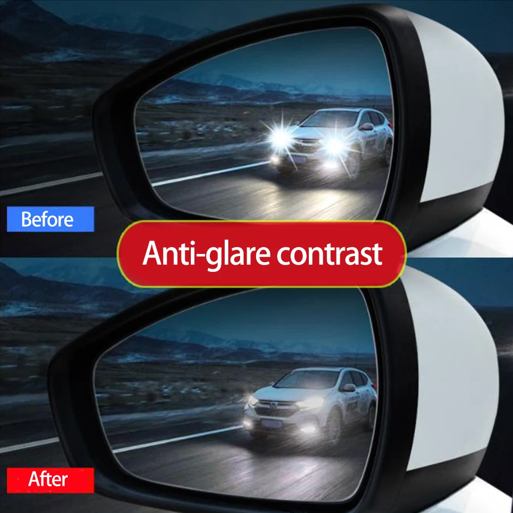 Автомобильное зеркало заднего вида 2 шт./компл. противотуманное прозрачная