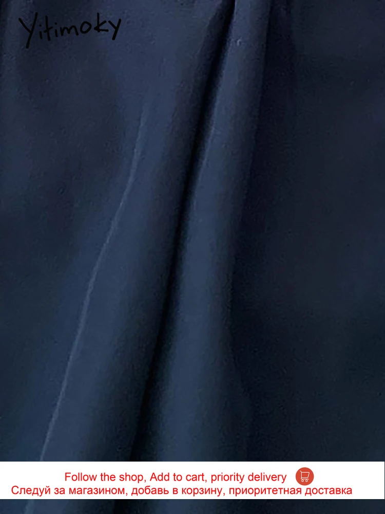 

Yitimoky High Waist Pants for Women Wide Leg Pants Loose Solid Elastic Plus Size Clothes Casual Summer 2021 New Korean Fashion