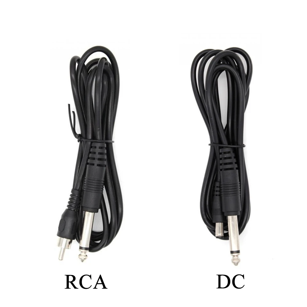 

High Quality Tattoo Clip Cord 150MM RCA DC Interface Professional Clip Cord For Tattoo Foot Pedal Switch Machine Equipment