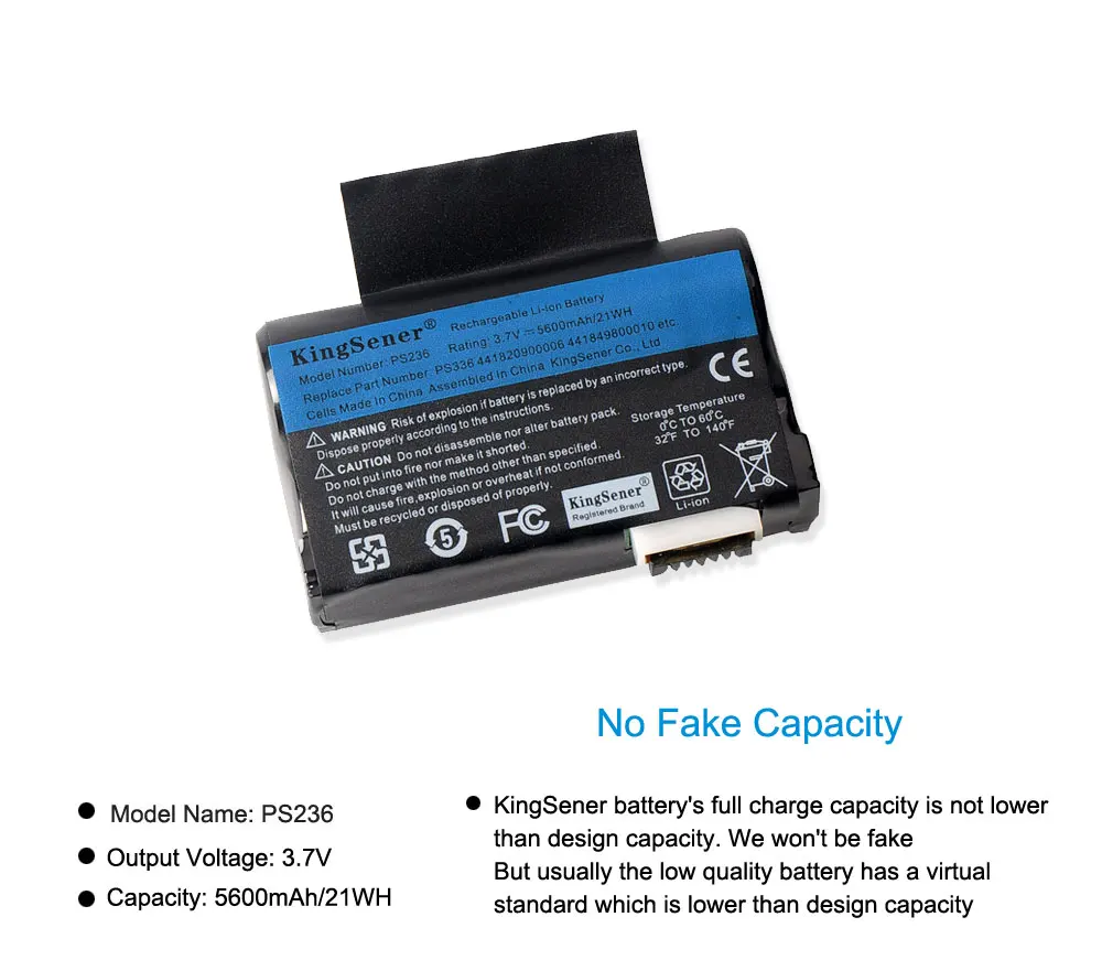 Новый литий-ионный аккумулятор KingSener для Getac ps36 PS336 441820900006 441849800010 ps237 батарея 3 7 В