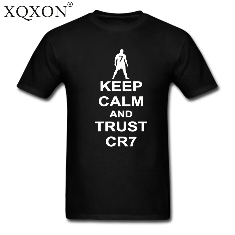 

New Keep Calm and Trust CR7 new design t shirt Cristiano Ronaldo CR7 100% cotton Men women new t-shirt D199