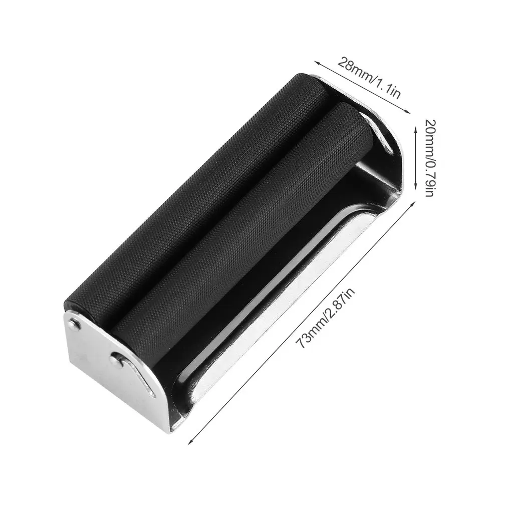 

70MM Easy Use Metal Manual Cigarette Rolling Machine Straight Type Tobacco Injector Maker Roller Cigarette Accessories