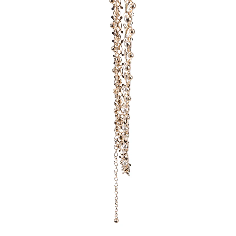 

Belts For Women Gold Metal Chain Stretchy Strap Elegant Waist Belt With Pearls Designer Metal Thin Belts Ceinture Femme