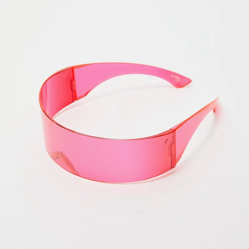 Мода выпускного косплей реквизит будущее цельные Солнцезащитные очки Мужчины