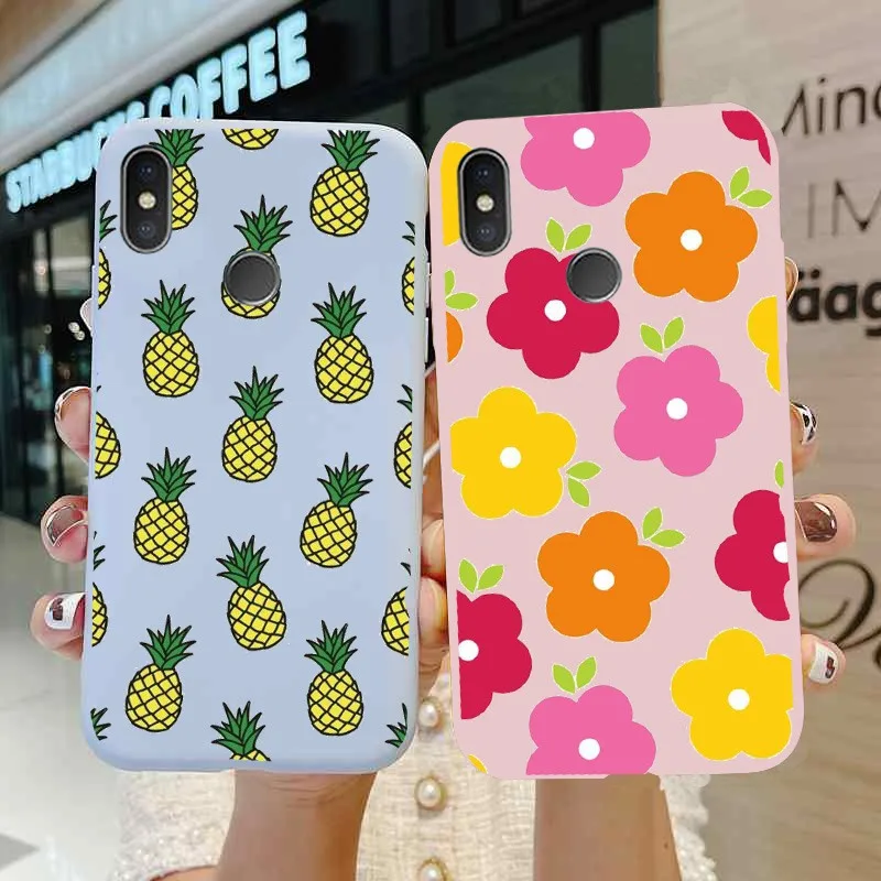 

For Xiaomi mi 8 mi8 Mi8 Phone Case Back Cover Fashion Cartoon Cute Animal Luxury Flower Painted For Xiomi Mi 8 Mi 8 Fundas Capa