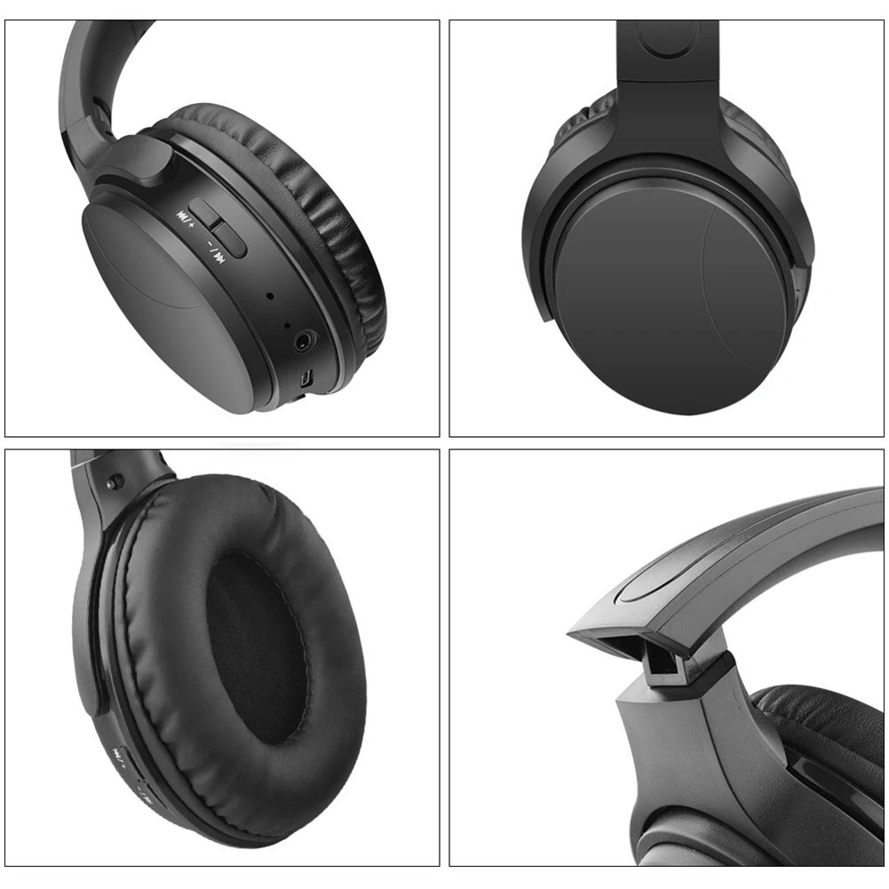 Беспроводные наушники Bluetooth гарнитура Складные стерео игровые с микрофоном для