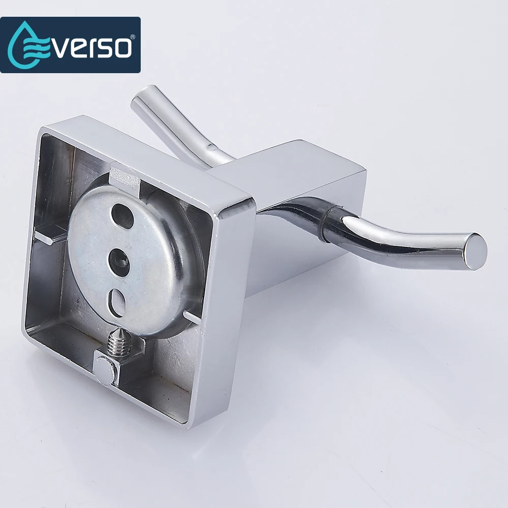EVERSO 2 Крючки из нержавеющей стали Крючки для халатов Дом Кухня вешалка для полотенец стеллаж для хранения одежды инструмент настенный крюк, крючок для одежды