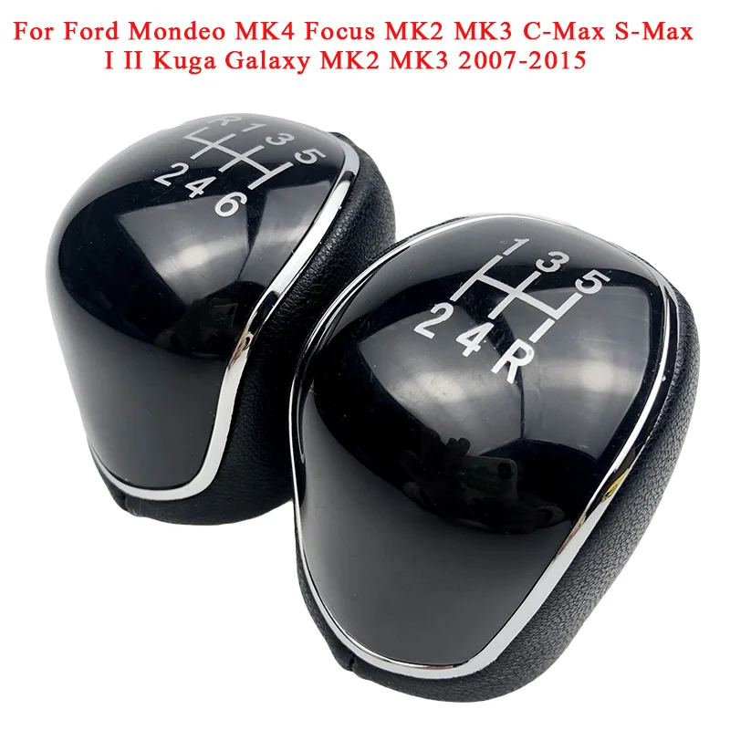 Для Ford Mondeo MK4 Focus MK2 MK3 C-Max S-Max I II Kuga Galaxy 2007-2015 5 6-скоростная ручка переключения