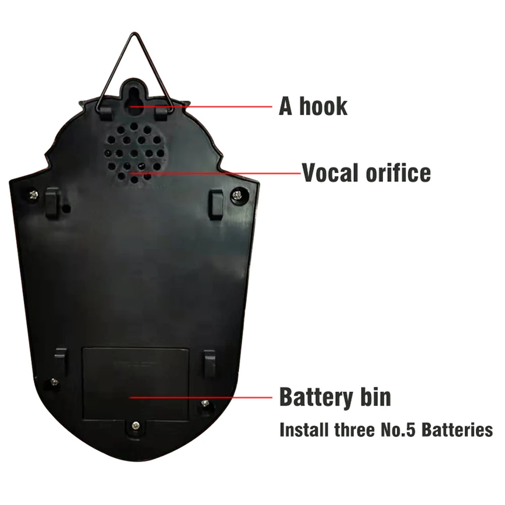 Хэллоуин дверной звонок глаза открыть N' светильник вверх Толкаемый страшный