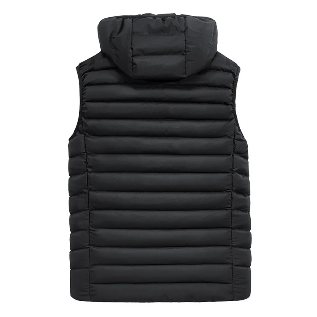 Брендовый мужской жилет модная однотонная Толстовка без рукавов кардиган куртка