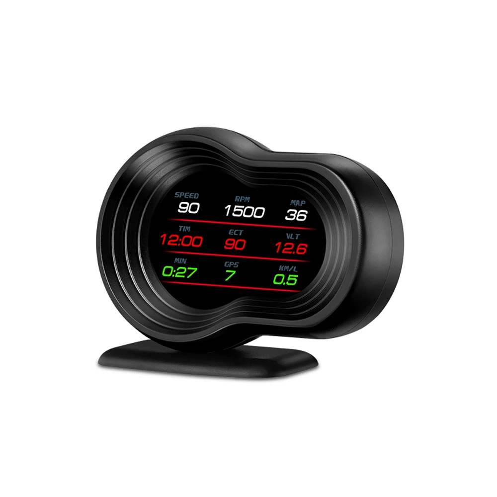 WiiYii Новый F9 HUD OBD2 головой вверх Дисплей автомобиля GPS датчик навигации цифровой