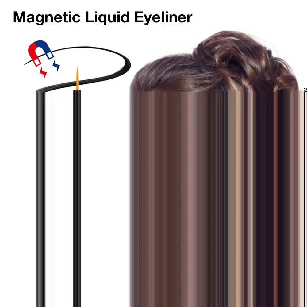 Магнитная жидкая подводка для глаз водостойкая долгостойкая Накладные ресницы
