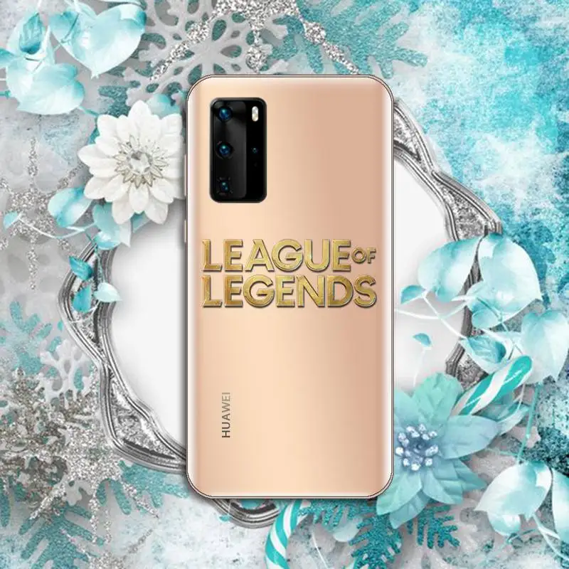 

League of Legends Phone Case Transparent for Huawei P honor 8 10i 20 30 40 smart 2019