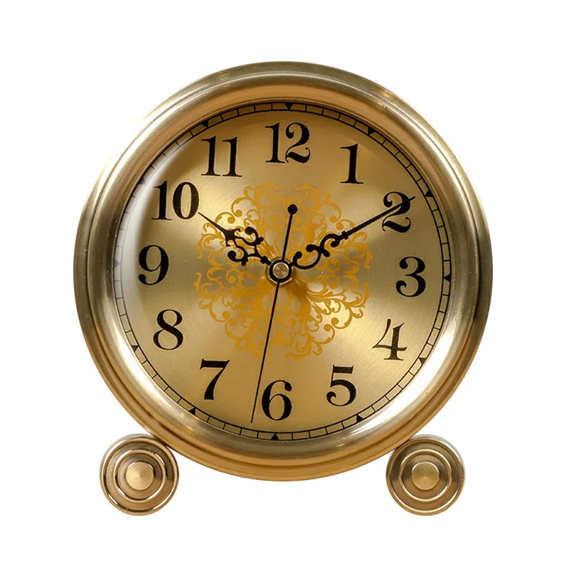 

Luxury Creative Desk Clock Silent Table Bedroom Personality Vintage Modern Desk Clock Living Room Horloge Home Decoration DG50ZZ