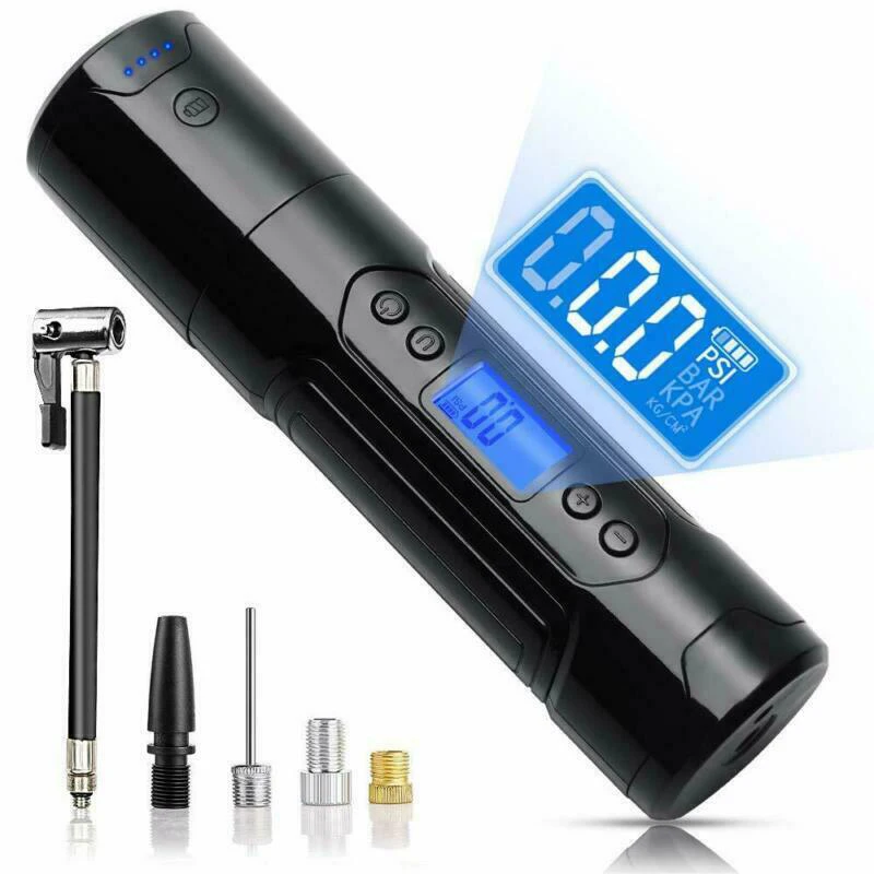 Comprar Compresor De Aire Portátil Para Coche Y Bicicleta, Inflador De Neumáticos, Mini Bomba De Aire Eléctrica Inalámbrica De Coche Recargable, 150PSI, 12V