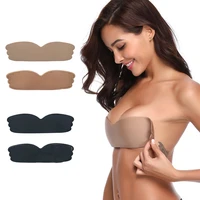 invisible bra strapless bras dress wedding party sticky adhesive silicone brassiere breathable push up seamless strapless bra
