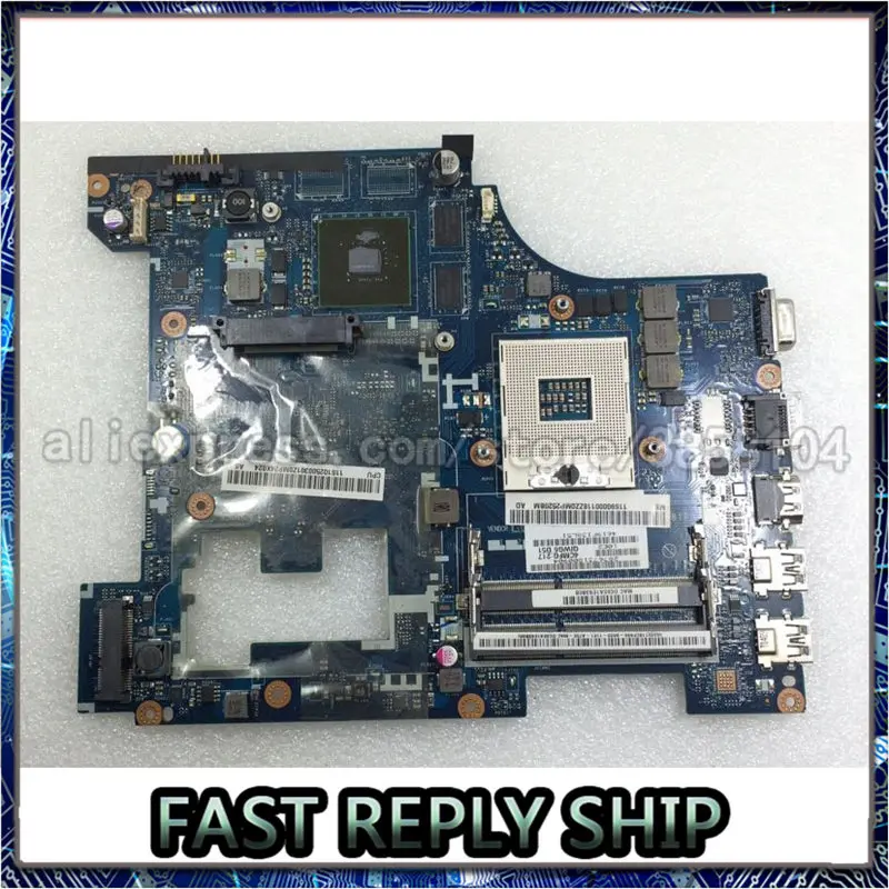 FRU 90000777 для Lenovo G580 ноутбук материнская плата ноутбука pc LA 7981P PGA989 SLJ8E HM76 DDR3 GT610M 1 ГБ