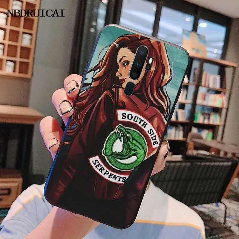 PENGHUWAN Американский ТВ ривердейл Coque новоприбывшие черная сотовый Чехол для