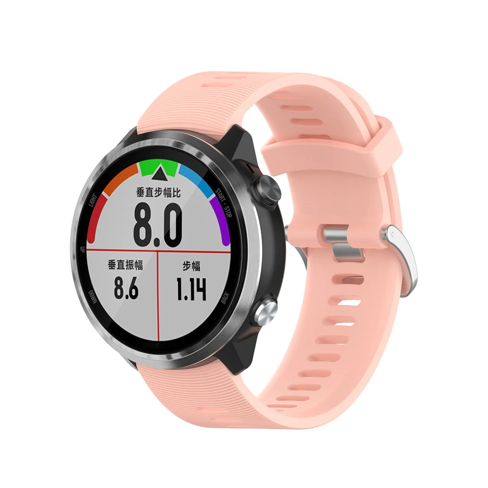 20 мм спортивный силиконовый ремешок для часов для Garmin Forerunner 245 245M 645 Vivoactive 3 умный браслет часы полоса красочный браслет