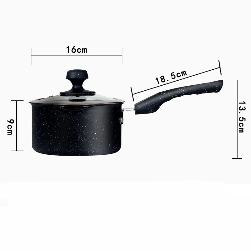 Milk Pot Non-stick Small Baby Food Supplement Instant Noodle Soup Universal | Дом и сад