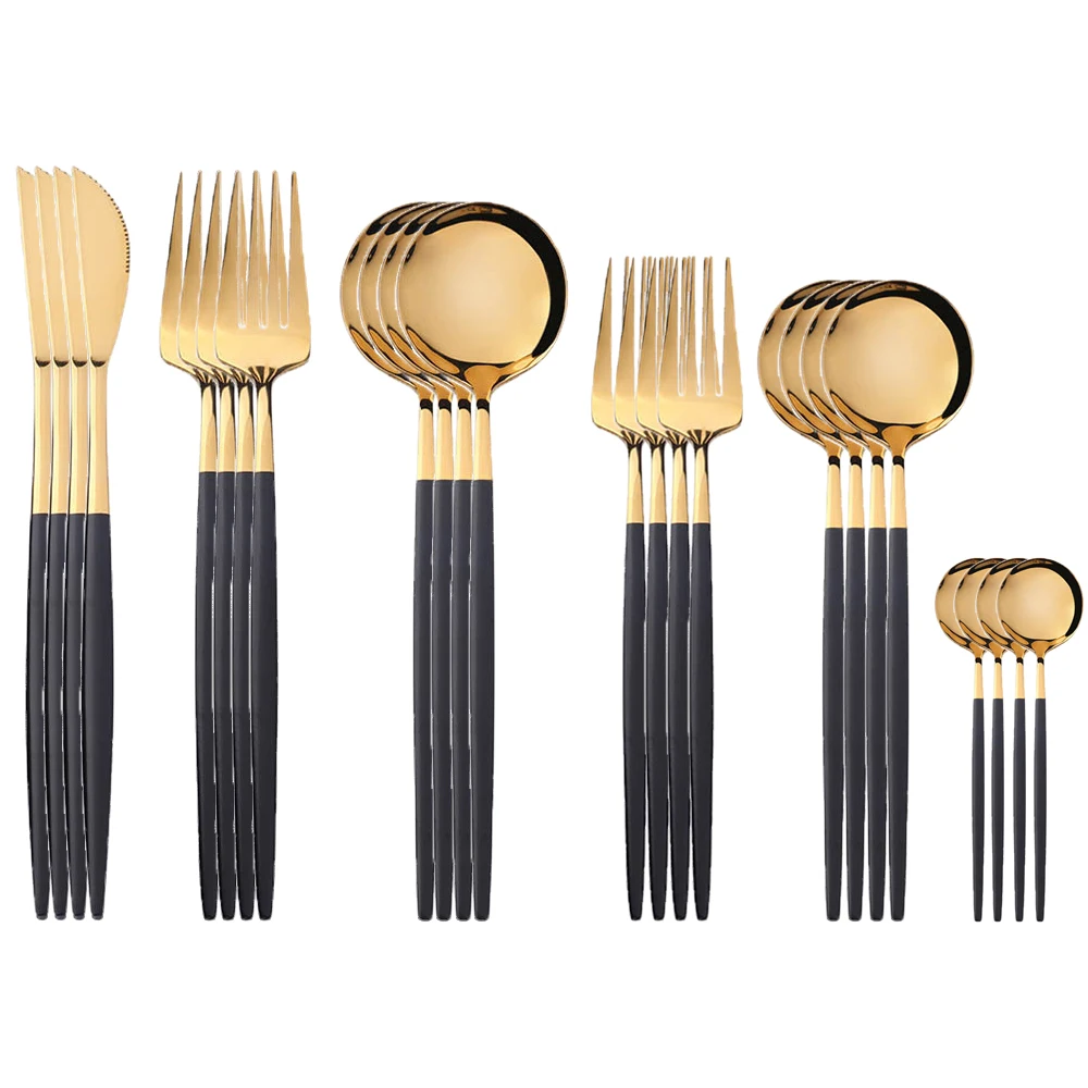 Столовые приборы из нержавеющей стали 24 шт.|Столовые сервизы| |